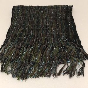 BEAUTIFUL SPARKLY EMBELLISHED SCARF